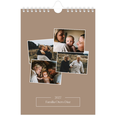 Calendario personalizado A5 — Recuerdos artesanales [portada]