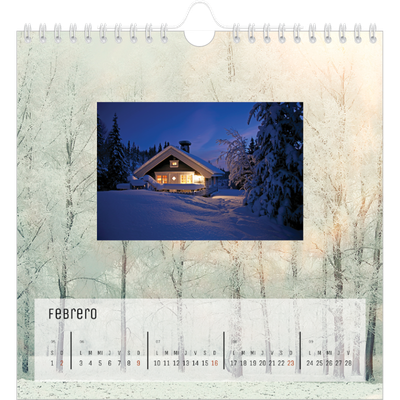 Calendarios Cuadrados — De vuelta a la naturaleza [Febrero]