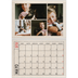 Calendario personalizado doble A4 — Efecto de sello craft [portada]
