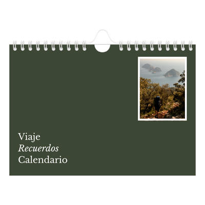 Calendario personalizado A5 — Tierra editorial [portada]