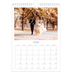 Calendario personalizado A4 — Clásico cobalto [Enero]