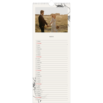Calendario de cocina  — Tinta y hiedra [Mayo]