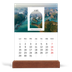 Calendario de mesa con base de madera - vertical  — El arco abierto [Marzo]