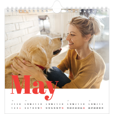 Calendarios Cuadrados — Un año genial [portada]