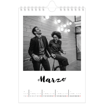 Calendario personalizado A5 — Escrito a mano [Marzo]