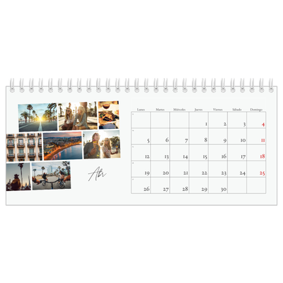 Calendarios de mesa — Descanso de la ciudad [Abril]
