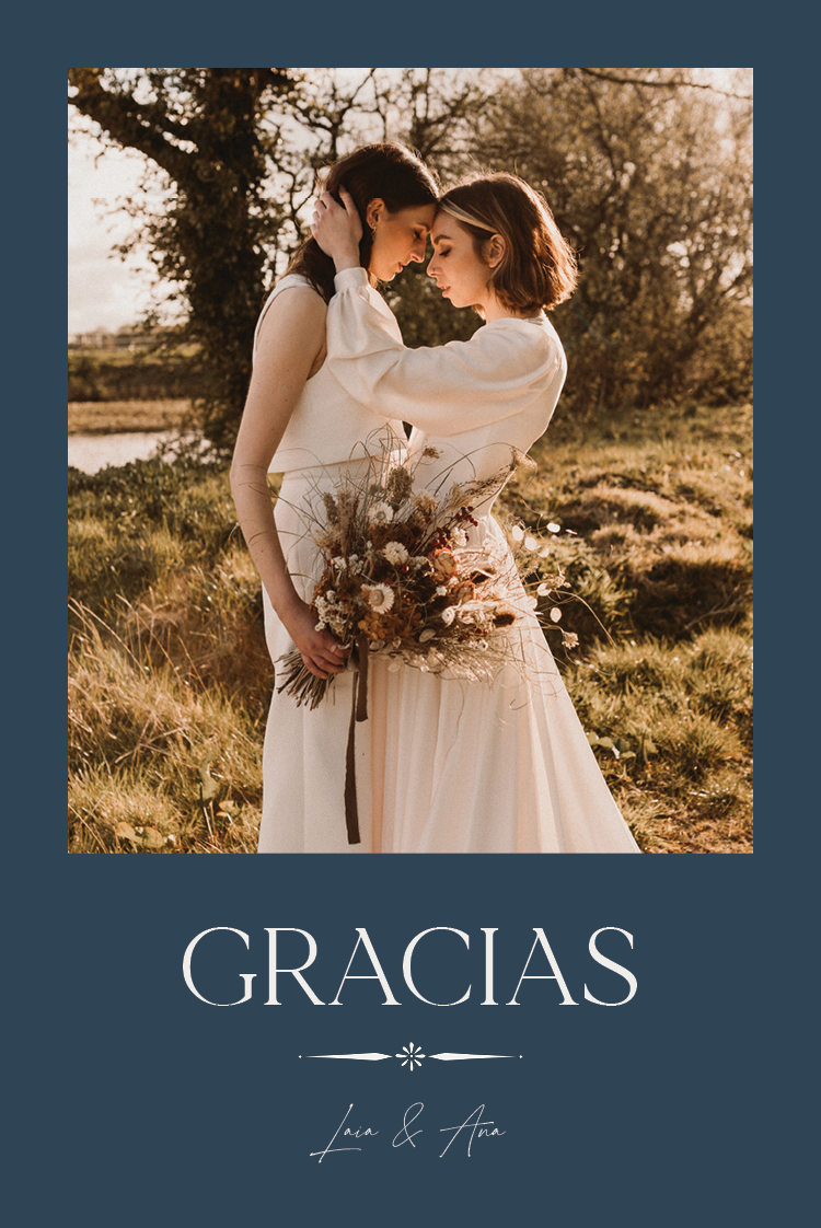 Tarjetas de agradecimiento — Pizarra y serifas