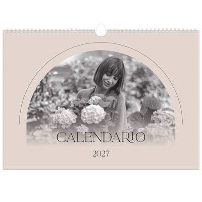 Calendario A3 horizontal — Botánica sencilla [portada]