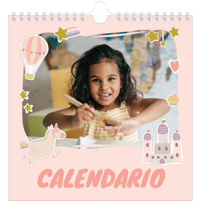 Calendarios Cuadrados — Unicornio arcoíris [portada]