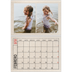 Calendario personalizado doble A4 — Efecto de sello craft [Febrero]