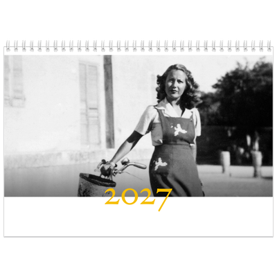 Calendario personalizado doble A4 — Estilo Heritage [portada]