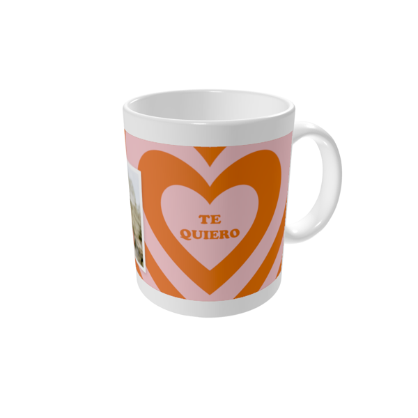 Tazas personalizadas — Corazón retro