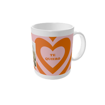 Tazas personalizadas — Corazón retro
