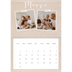 Calendario personalizado doble A4 — Calendario scrapbook [Marzo]