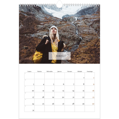 Calendarios A3 — Calendario clásico [Marzo]