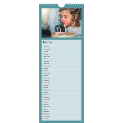 Calendario de cocina  — Colorea mi mundo [Marzo]