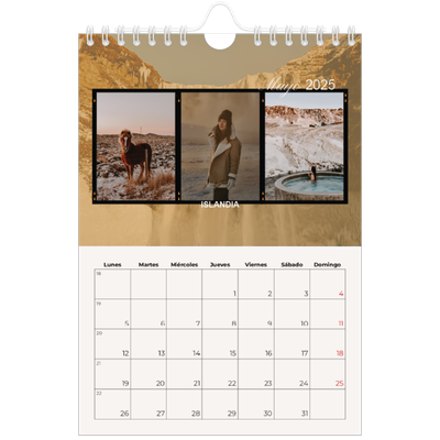 Calendario personalizado A5 — Pasión por la aventura [portada]