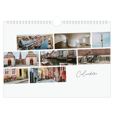 Calendario A4 horizontal — Descanso de la ciudad [portada]