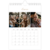 Calendario personalizado A5 — Cajas de tiras de fotos [Enero]