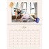 Calendario personalizado doble A4 — Coral minimalista [Mayo]