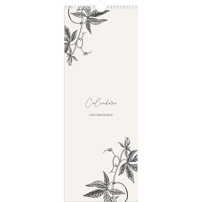 Calendario de cocina  — Tinta y hiedra [portada]