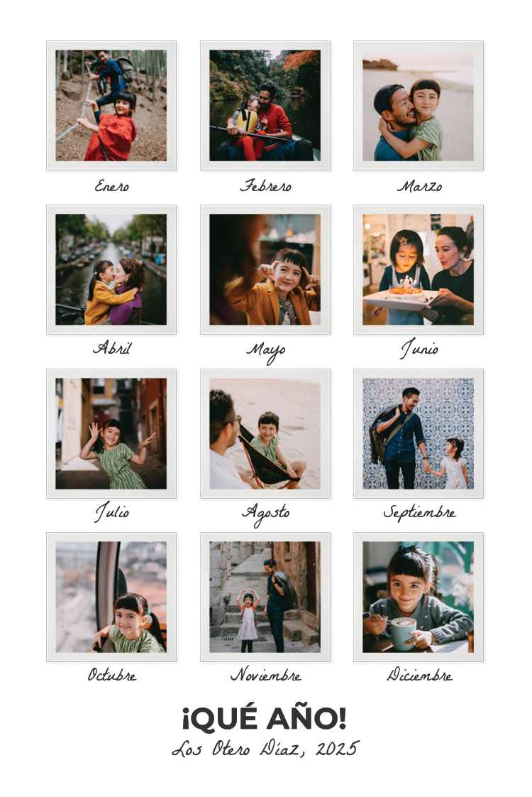 Tarjetas — Un año en fotos