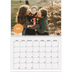 Calendario personalizado doble A4 — Pegatina de foto [Abril]