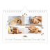 Calendario personalizado A5 — Gatito juguetón [Abril]