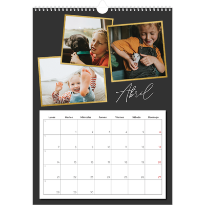 Calendarios A3 — Tantos recuerdos [Abril]