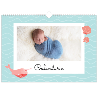 Calendario A3 horizontal — Animalitos [portada]