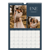 Calendario personalizado A4 — Pizarra y caligrafía [Enero]