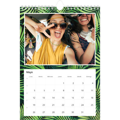 Calendario personalizado A4 — Vegetación viva [portada]