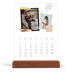 Calendario de mesa con base de madera - vertical  — Scrapbook con estilo [Marzo]