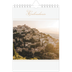 Calendario personalizado A5 — Banner de texto dorado [portada]