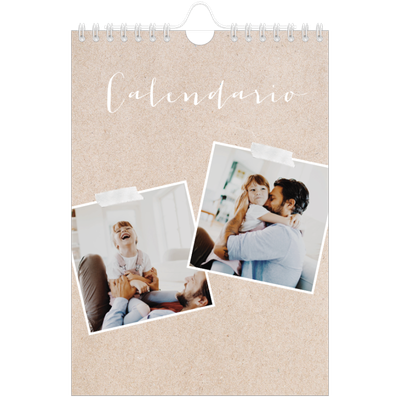 Calendario personalizado A5 — Calendario scrapbook [portada]