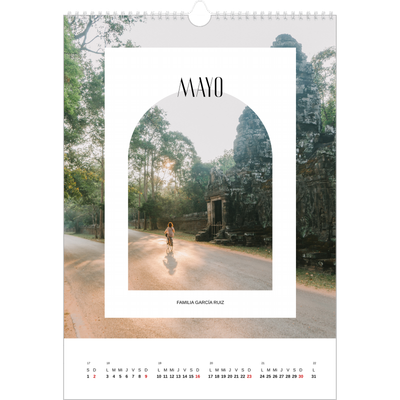 Calendarios A3 — El arco abierto [Mayo]