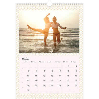 Calendarios A3 — Geométrico [Marzo]