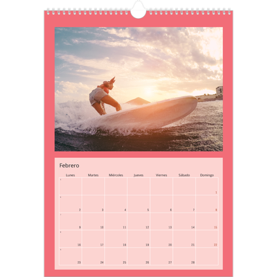 Calendarios A3 — Colorea mi mundo [Febrero]