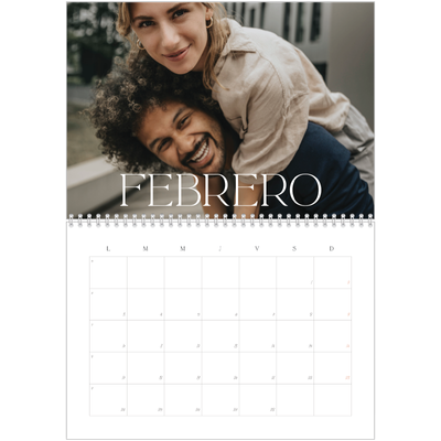 Calendario personalizado doble A4 — Más grandioso que la vida [Febrero]