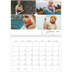 Calendario personalizado doble A4 — Fotos y caligrafía [Marzo]