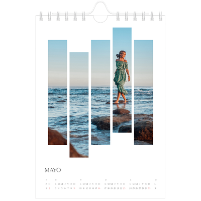 Calendario personalizado A5 — Fragmentos de viaje [Mayo]