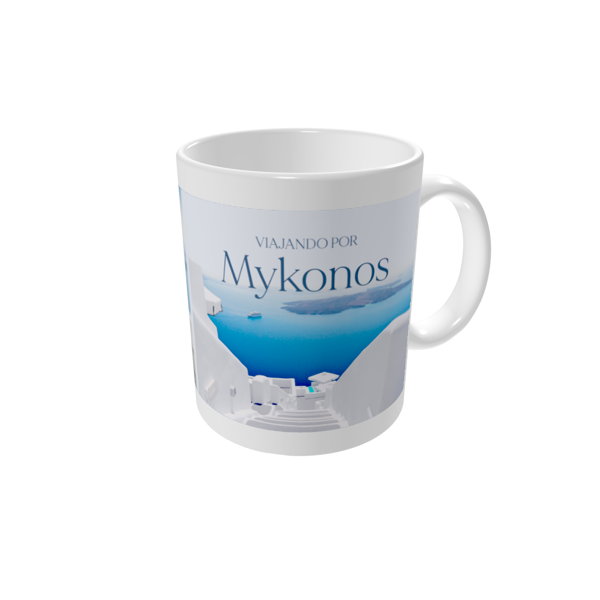 Tazas personalizadas — Mi cuaderno de viaje - Mykonos