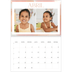 Calendario personalizado doble A4 — Efecto pincel [Abril]