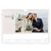Calendario A4 horizontal — Iniciales en flor [Marzo]