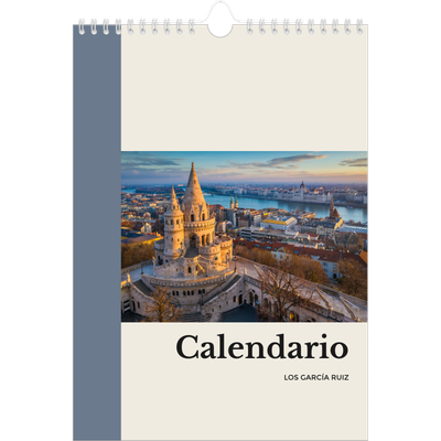 Calendario personalizado A4 — Lugares del mundo [portada]