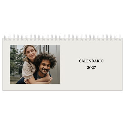 Calendarios de mesa — Marfil simple [portada]