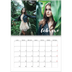 Calendario personalizado doble A4 — Guión sencillo [Febrero]