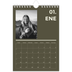 Calendario personalizado A5 — Contemporáneo atrevido [Enero]