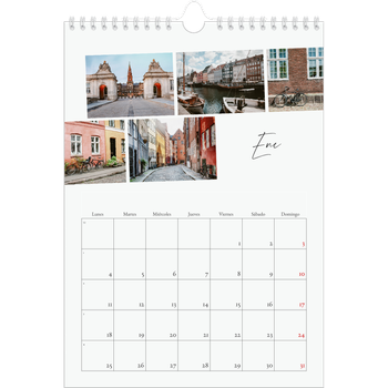 Calendario personalizado A4 — Descanso de la ciudad