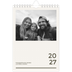 Calendario personalizado A5 — Contemporáneo atrevido [portada]